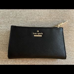 Kate Spade Black Saffiano Leather Wallet